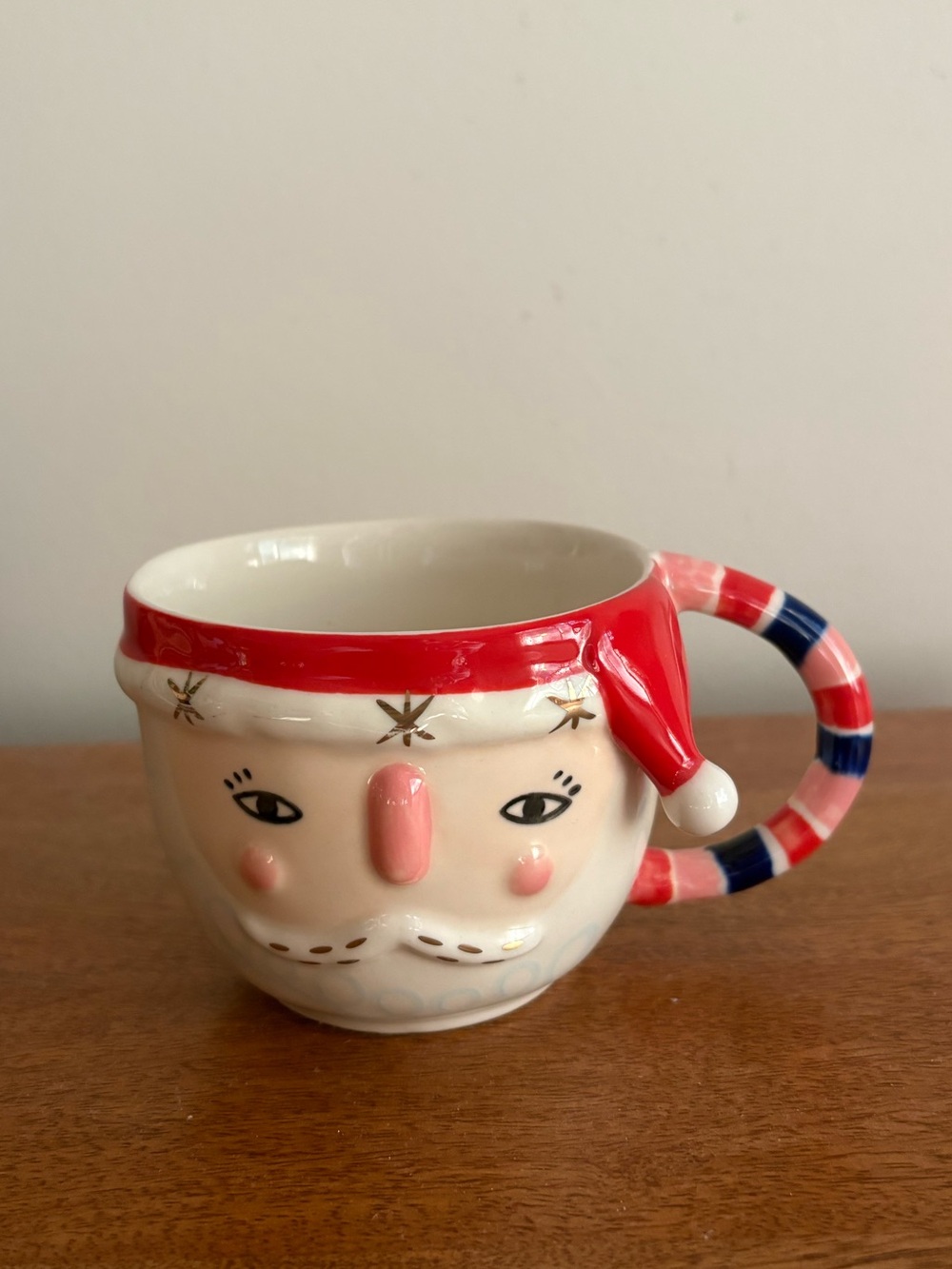 *flawed Anthropologie Bird Can Fox 2019 Santa Mug